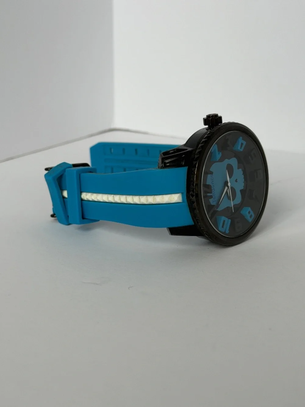 Tendence for Hydrogen Gulliver Skull Watch 50mm Blue Black 05023011B2